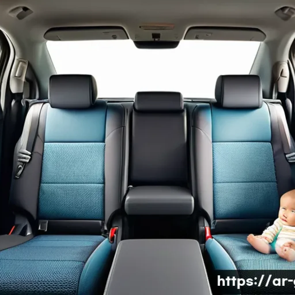 지엠 쉐보레 트래버스와 도요타 하이랜더 비교 - A spacious family SUV interior showcasing three rows of seats with seven to eight passengers comfort...