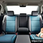 지엠 쉐보레 트래버스와 도요타 하이랜더 비교 - A spacious family SUV interior showcasing three rows of seats with seven to eight passengers comfort...